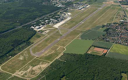 Luftaufnahme Flughafen Braunschweig